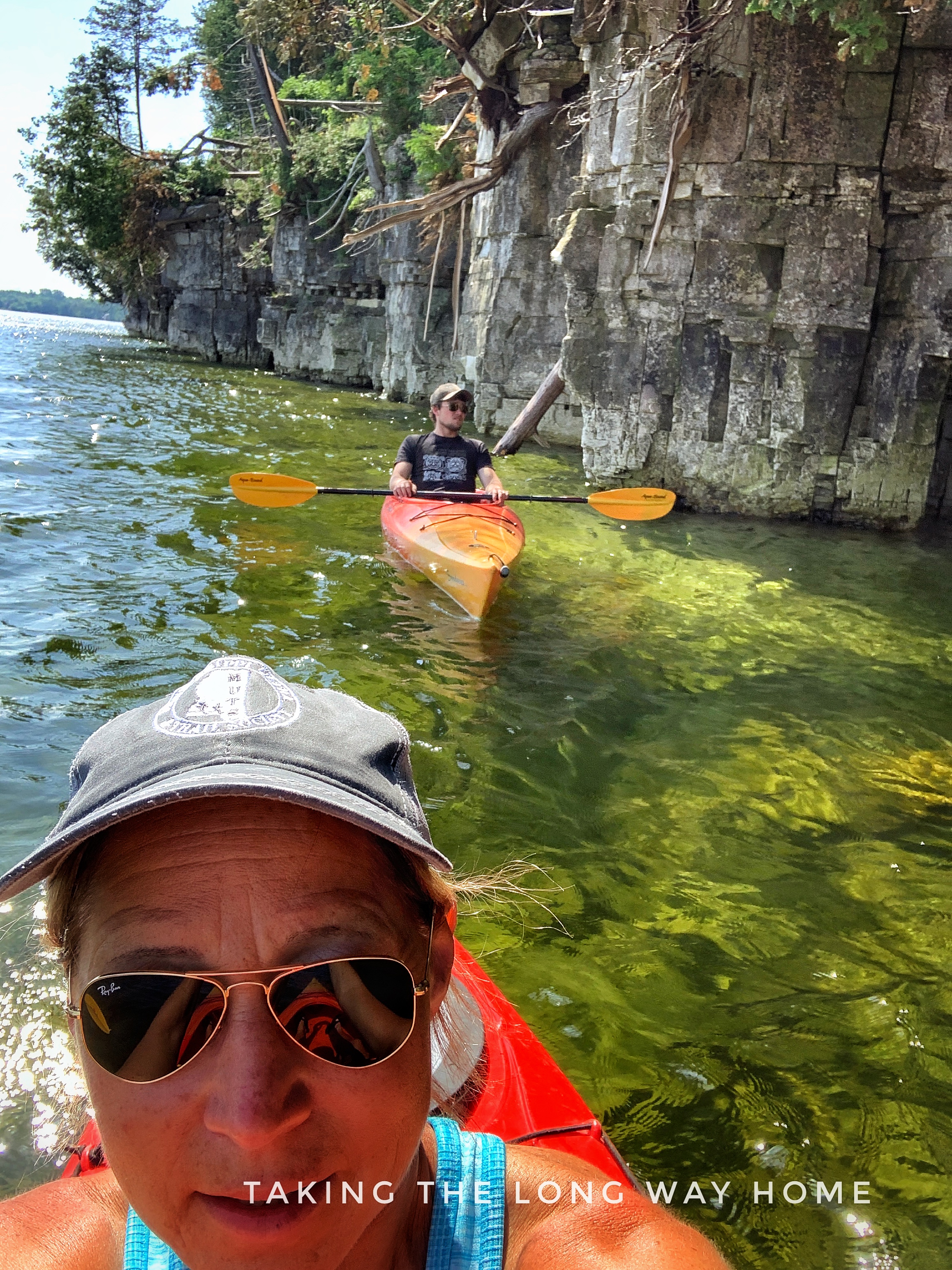 kayaking in ellison bay