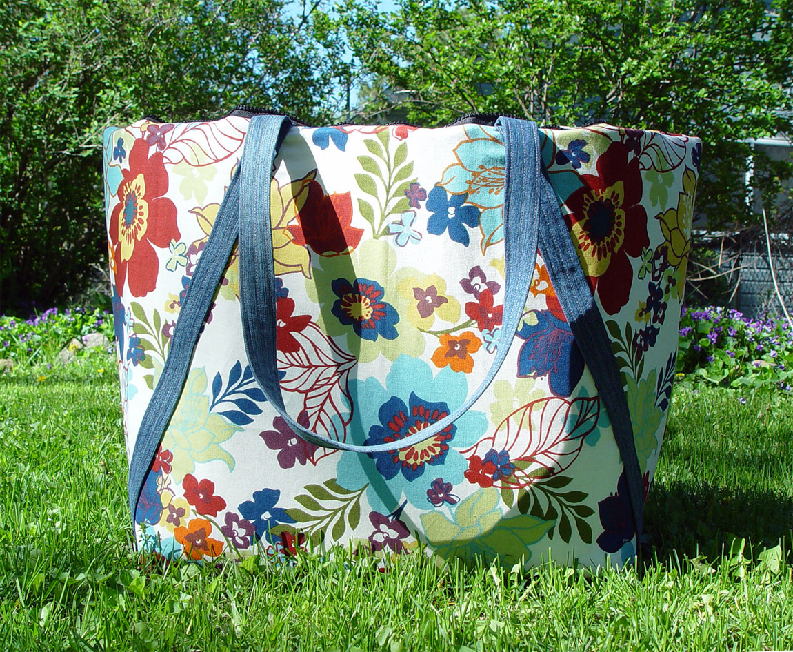 Picnic Tote Bag Tutorial
