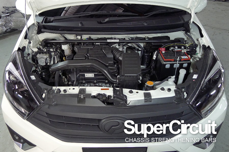 SUPERCIRCUIT CHASSIS STRENGTHENING BARS Perodua Axia Front Strut Bar
