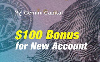 Bonus Forex Tanpa Deposit Gemini Capital $100