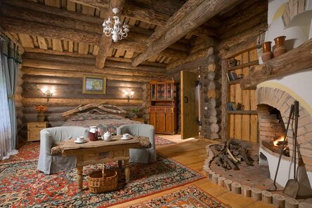 wooden house interior design
