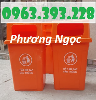 Thùng rác 90 Lít nhựa HDPE, thùng rác cửa ngang, thùng rác nắp hở 8cbcdd5c5619ae47f708