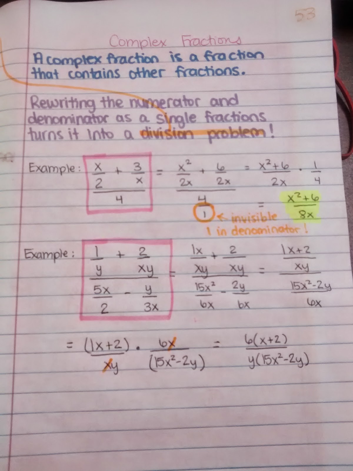Math = Love: Algebra 2 Interactive Notebook Pages Galore