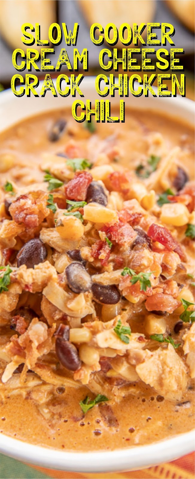 SLOW COOKER CREAM CHEESE CRACK CHICKEN CHILI Recipe Spesial Food