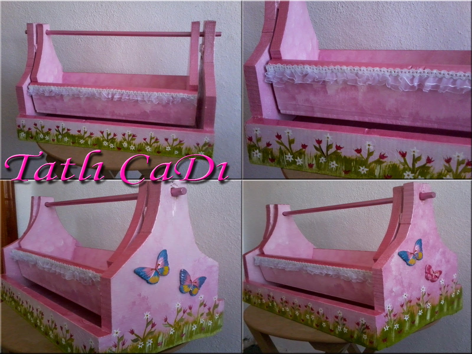 Tatlı CaDı Oyuncak Bebek Beşiği Tatlı CaDı Oyuncak Bebek Beşiği