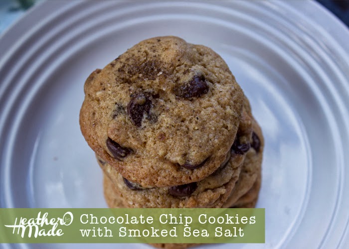 Heather O Made Chocolate Chip Cookies with Smoked Sea Salt