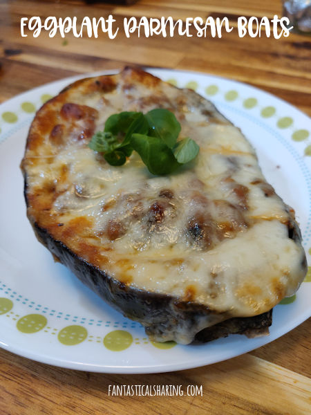 Fantastical Sharing of Recipes: Eggplant Parmesan Boats