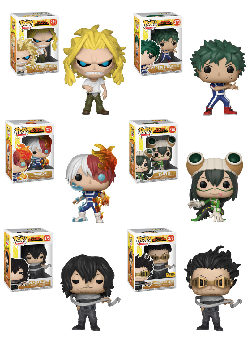 boku no hero academia pop vinyl