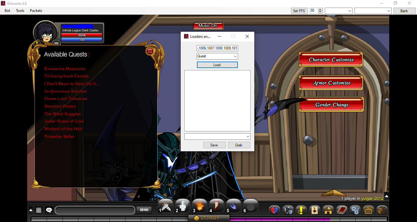 AQW Quest ID Last Update (10012000) AQW Information