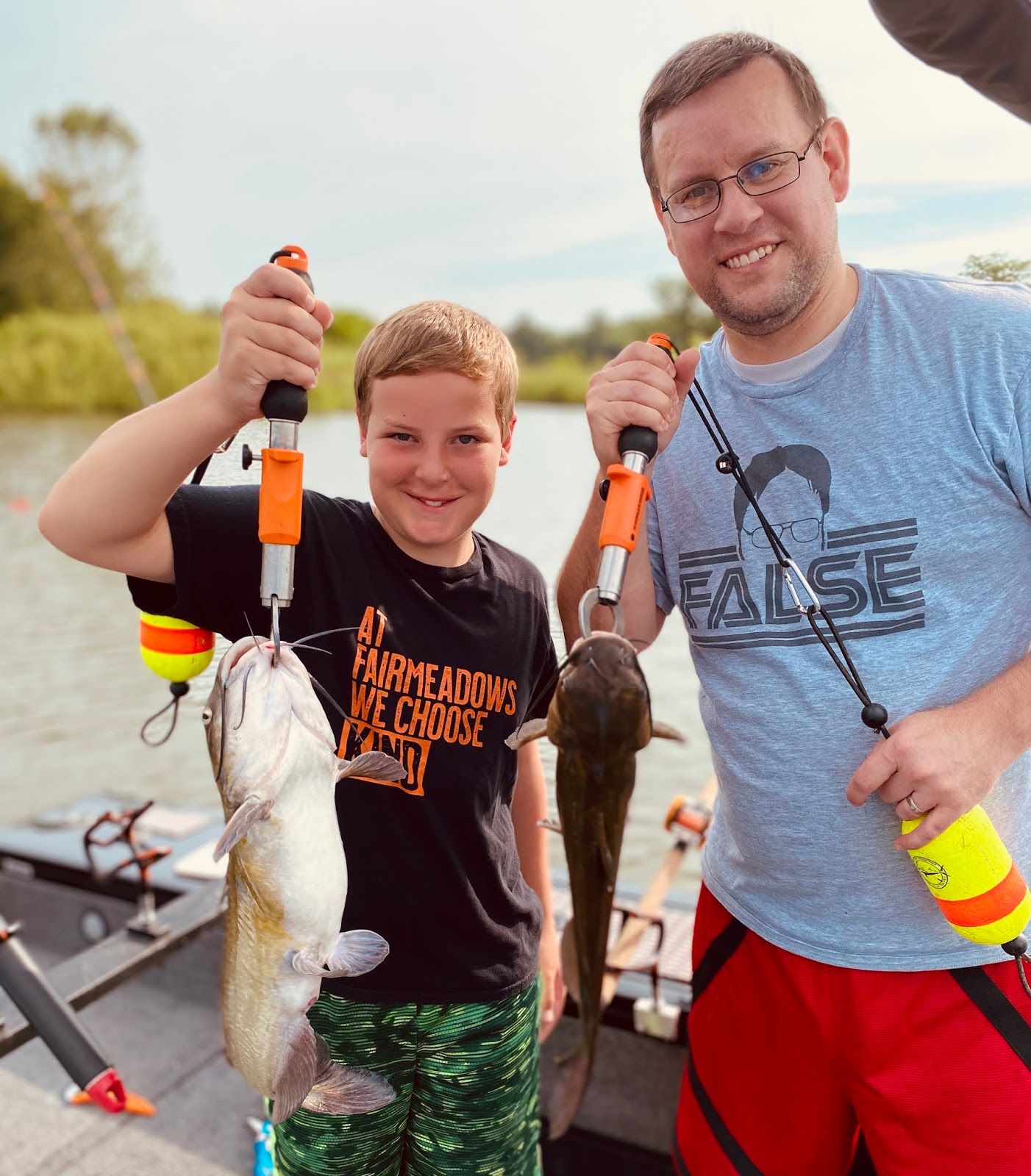 Charlie’s first catfish