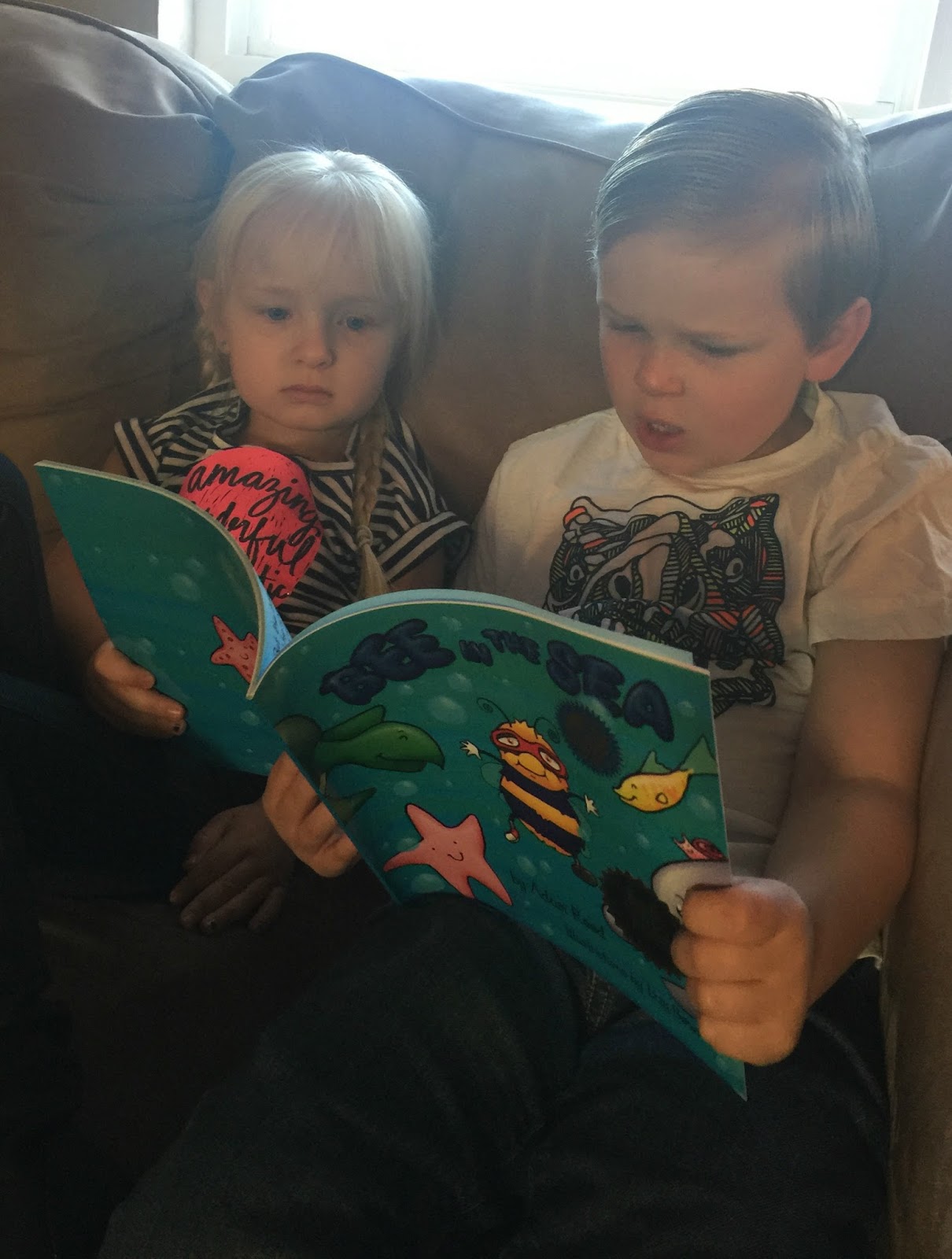 Bee in the Sea by Adam Reed - Book Review & Giveaway - Building Our Story