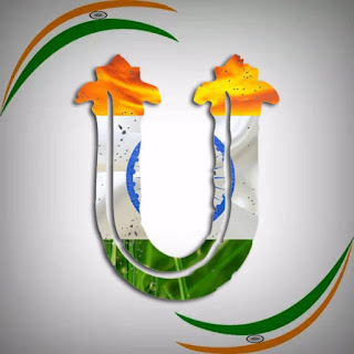 તિરંગા સ્પેશિયલ A to Z આલ્ફાબેટ વોટ્સએપ ડીપી ઇમેજ