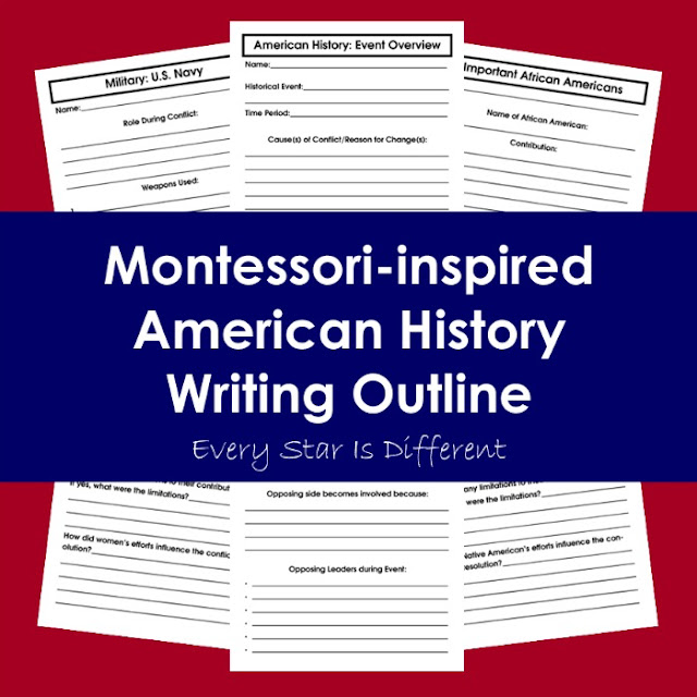 American History Writing Outline (Free Printable)