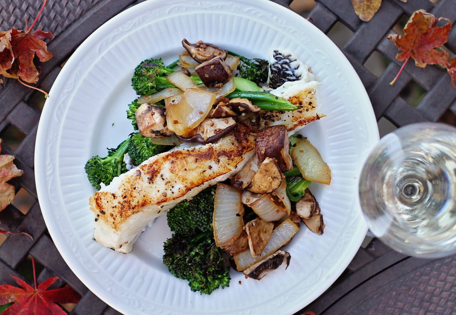 Running from the Law Foil Packet Steamed Sea Bass with Vegetables