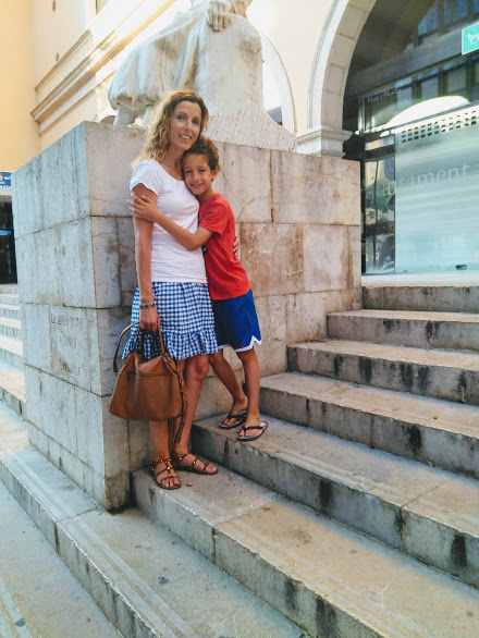 falda cuadros vichy heca a mano