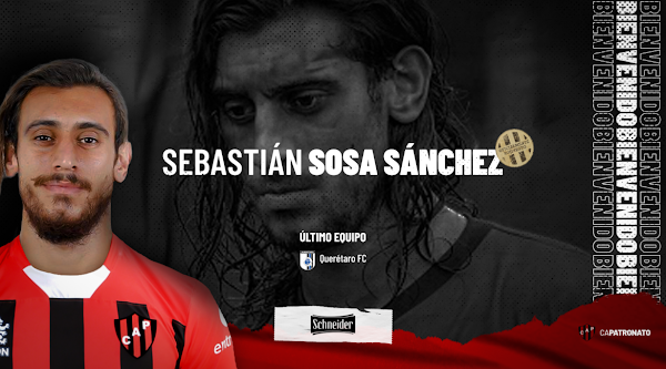 Oficial: Patronato, firma Sebastián Sosa