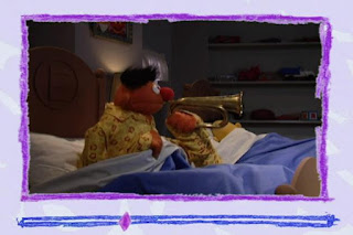 when Bert sleeps Ernie plays his bugle. Sesame Street Elmo's World Sleep Video Email
