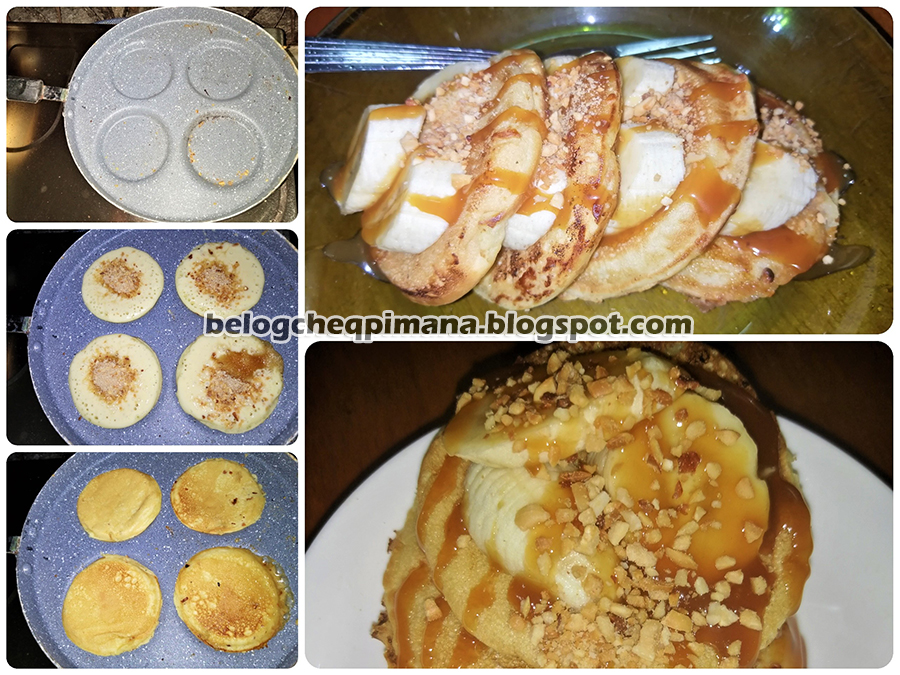 Cheq Pi Mana Buat Pankek Mini Guna Tepung Waffle Jadinya Sedap!