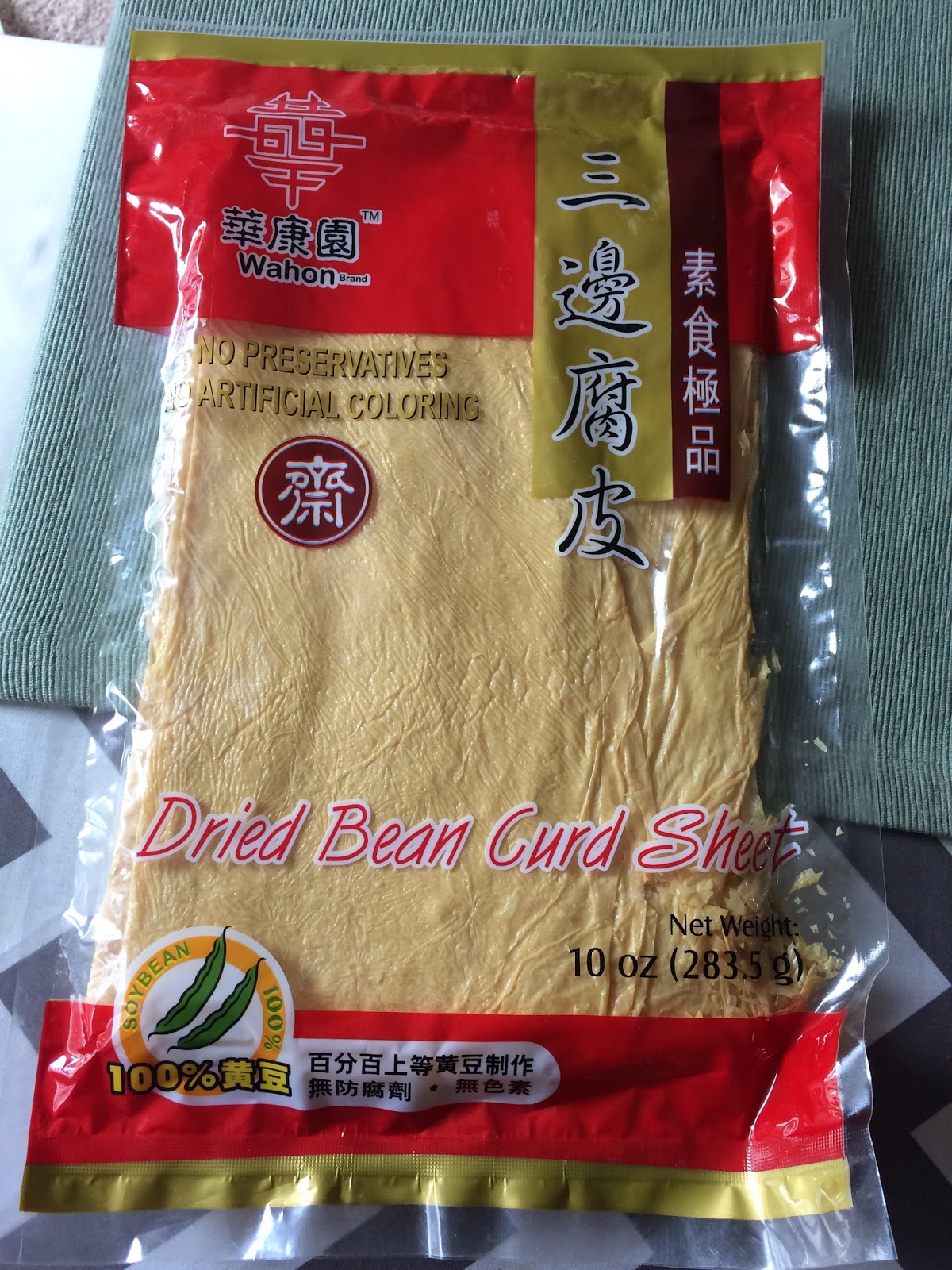 Vegans Have Superpowers Yuba Wraps (Beancurd Sheet Rolls)