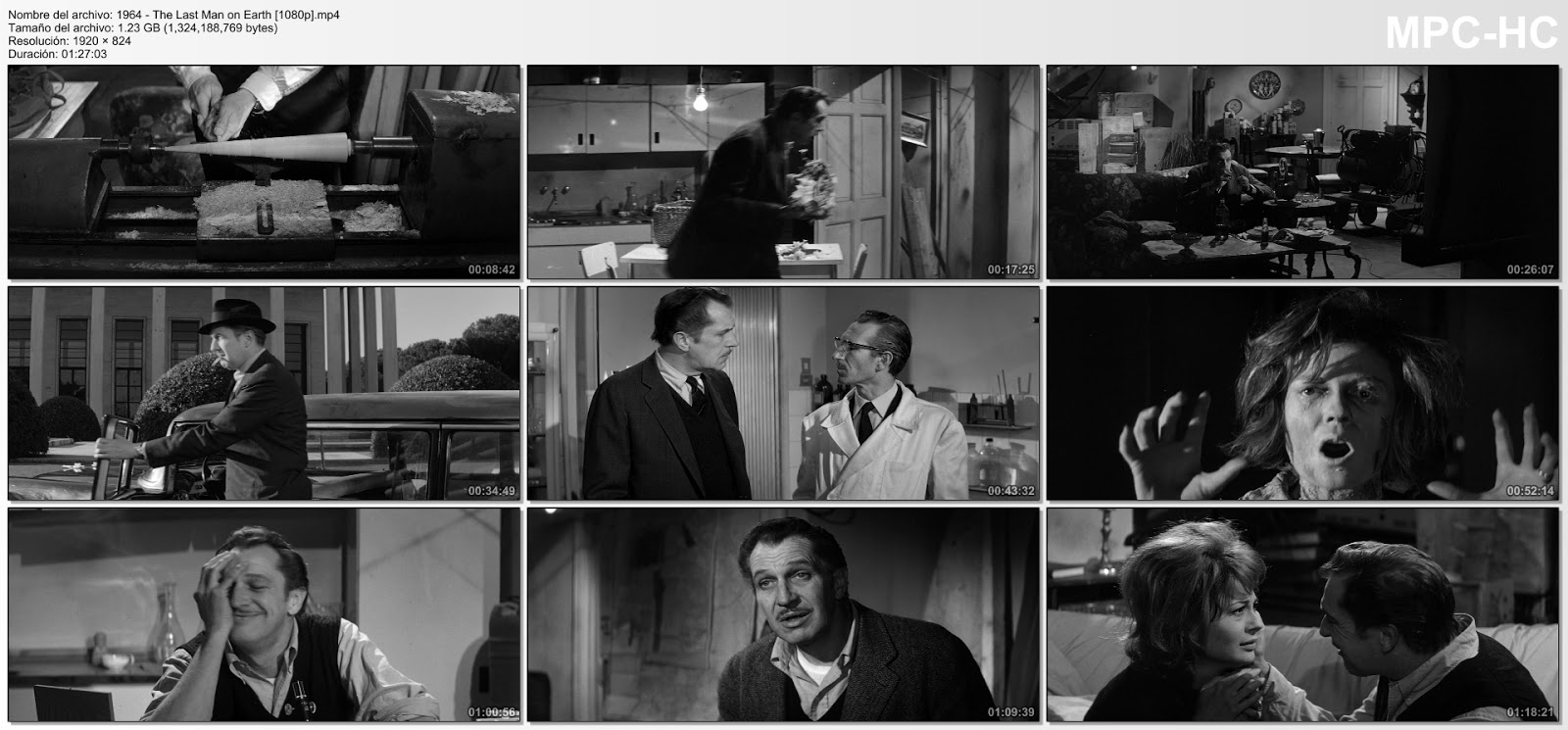 The Last Man on Earth (1964)|1080p|Subtitulado|Mega|