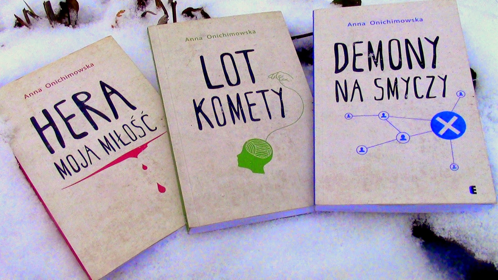 Esa Czyta: RECENZJA: "Hera, moja miłość", "Lot Komety", "Demony na