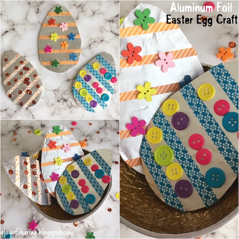 Easter Egg Foil Art Tutorial - Cook Clean Craft