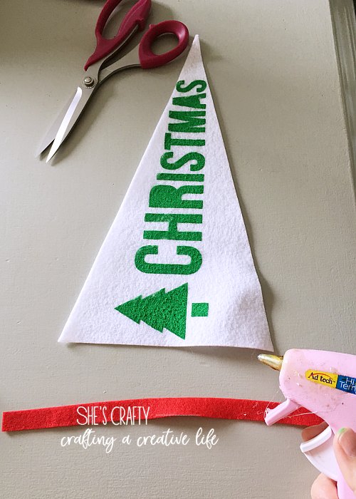 She's Crafty Christmas pennants