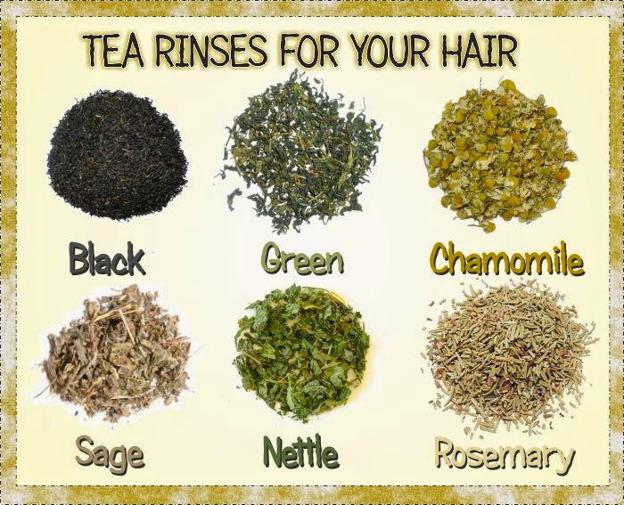 Tea Rinses for Natural Hair Shedding