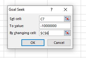 Goal Seek Excel