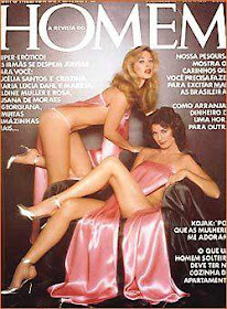Confira as fotos de Aldine Miller e Rosa, capa da Revista Homem de junho de 1978!