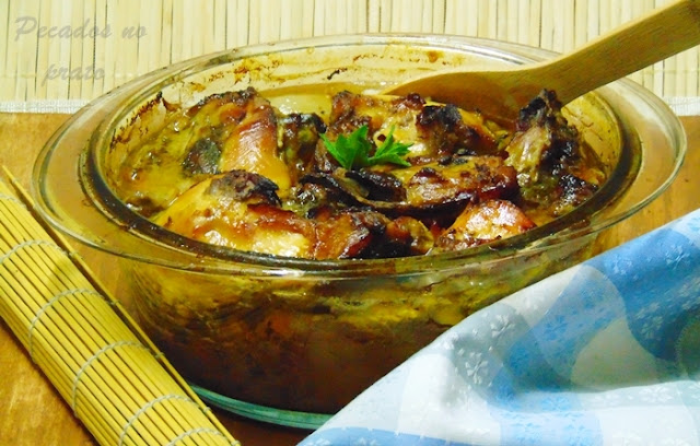 Receita de frango na pucara