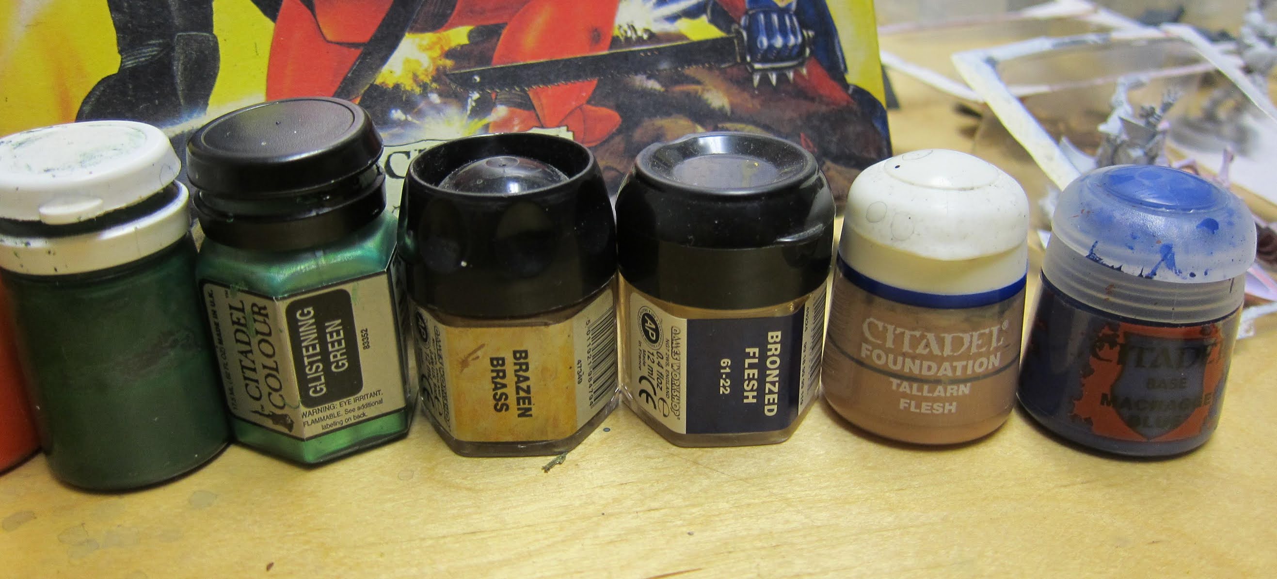 The SATYR ART BLOG Oldhammer Fun My "Citadel Colour" Paints