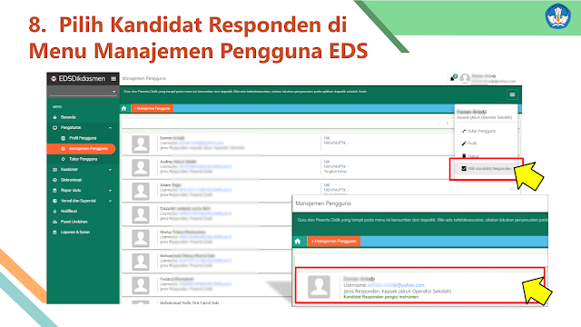 Kandidat Responden Aplikasi EDS 2020 Covid-19