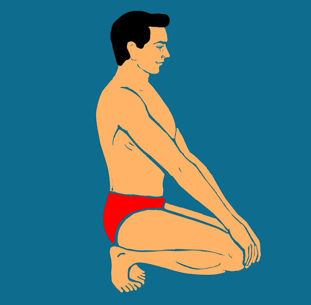 वज्रासन-2 के नियमित अभ्यास से पुरुषों में सेक्स संबंधित शिकायतें दूर होती है। 4 THE NEWS FRAME