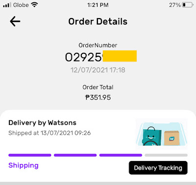 watsons shipping delay 2021