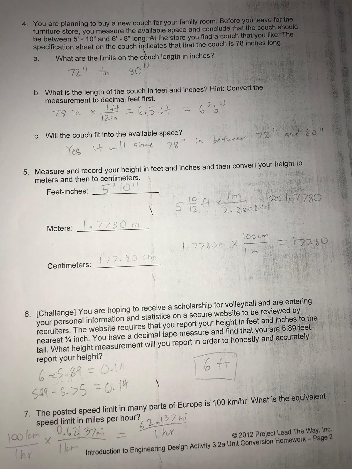 Unit conversions gizmo answer key pdf picture