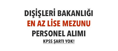 Dışişleri Bakanlığı Memur Alımı memur-alimi