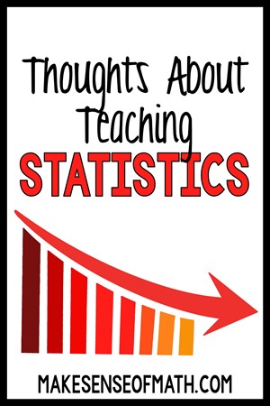 Thoughts about teaching statistics