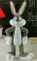 PATRON GRATIS BUGS BUNNY AMIGURUMI 1117