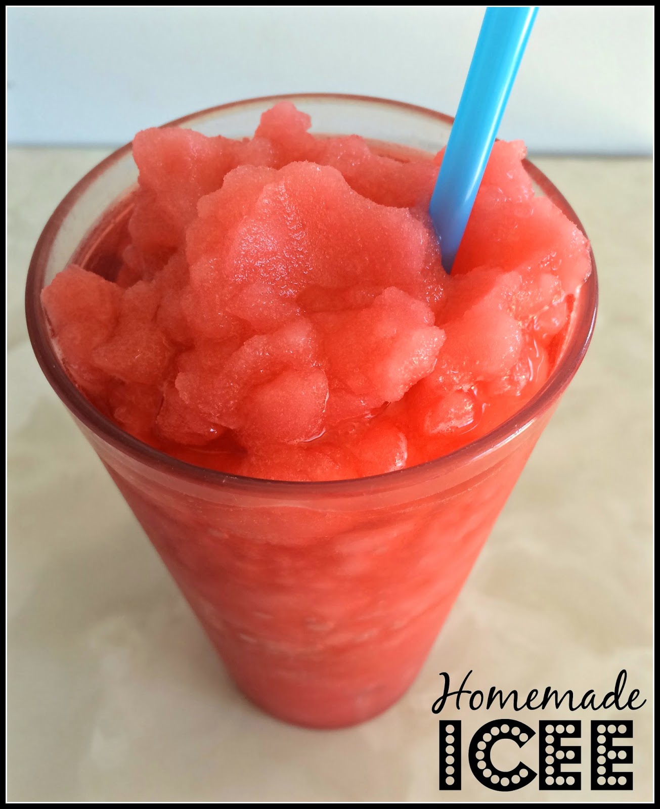 Aubrey's Recipes Homemade Icees
