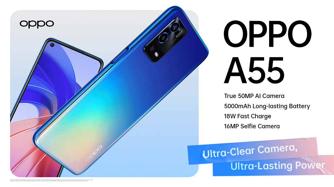 OPPO A55 now available in PH, price starts at PHP 9,999