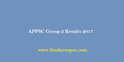 APPSC Group 2 Results 2017