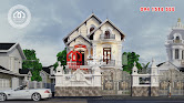 Biệt thự 2 tầng tân cổ điển mái thái lung linh ở Hải Dương - Mã số BT2543 - Ảnh 1