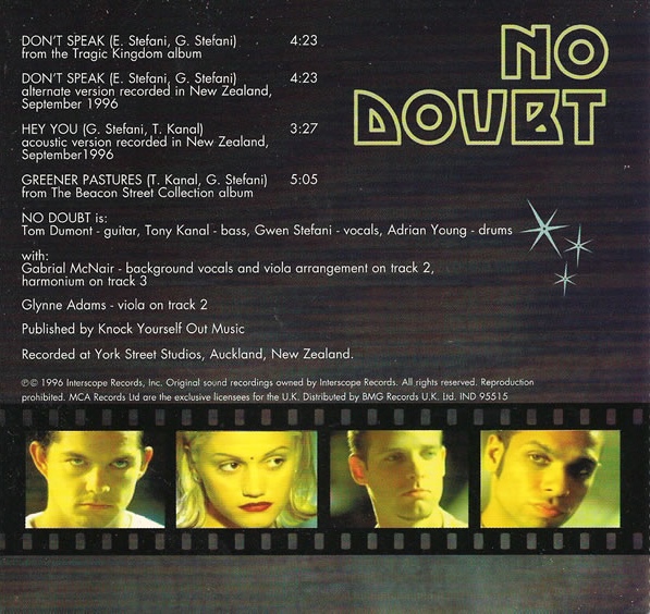 Don t speak mp3. No doubt tragic kingdom 1995. No doubt обложка. Don t speak mp3. No doubt don't speak тональность.