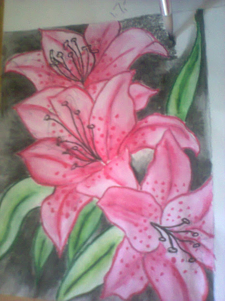 Terbaru 25 Lukisan Bunga Orkid Koleksi Bunga Hd