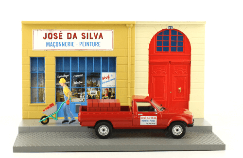 les plus beaux véhicules utilitaires, Peugeot 504 Dangel pick-up 1:43 El albañil