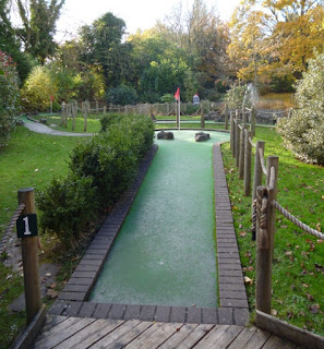 Adventure Golf course at Victoria Park in Bath 