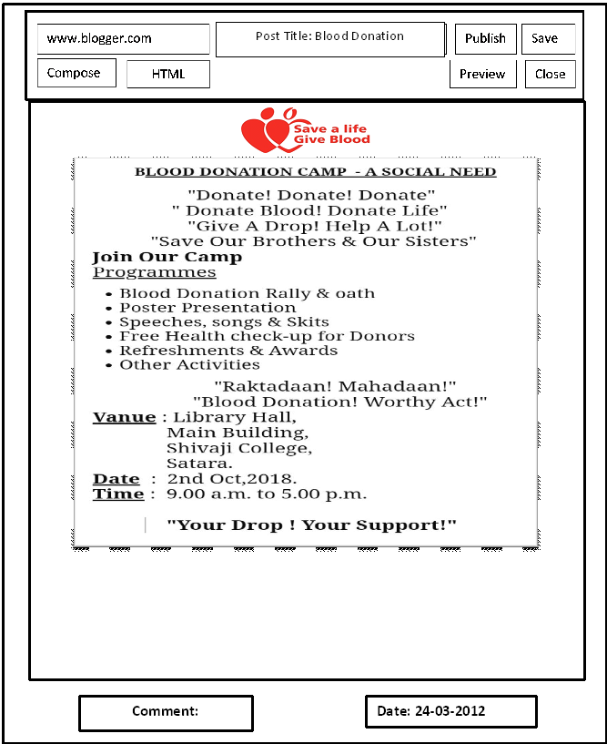 Blood donation essay 200 words image