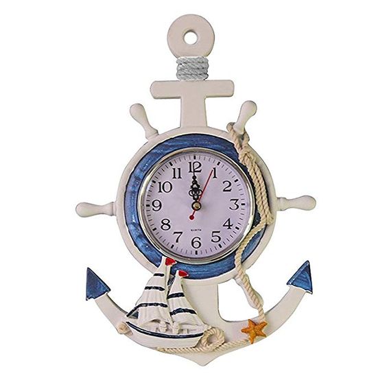 20+ Nautical Themed Coastal and Beach Clocks