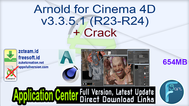 Arnold for Cinema 4D v3.3.5.1 (R23-R24) + Crack_ ZcTeam.id